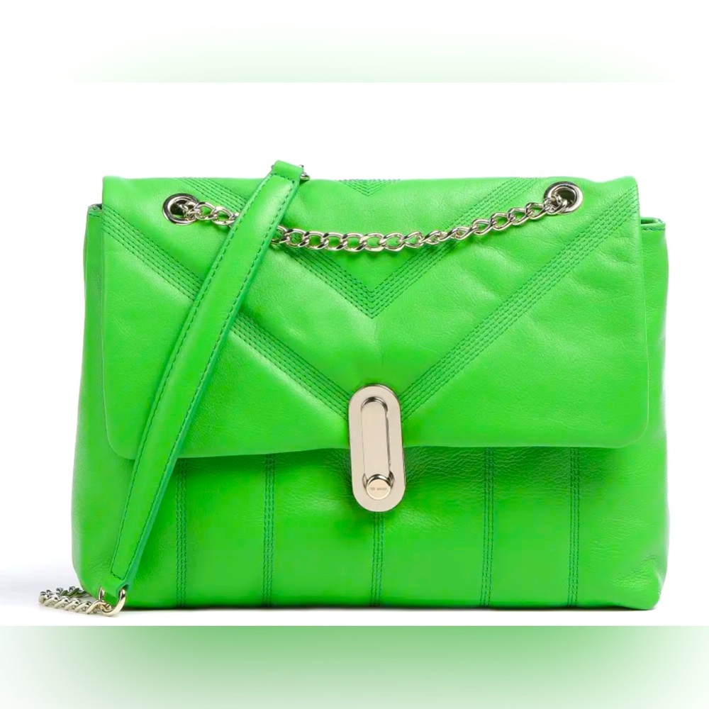 Ted baker  Puffer Quilted Leather Crossbody Bag